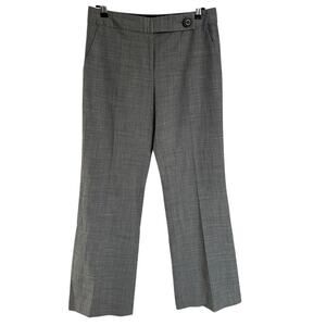 Tory Burch Women's Gray Straight Wide Leg Low Rise Dress Pants, Size 6, Like New
